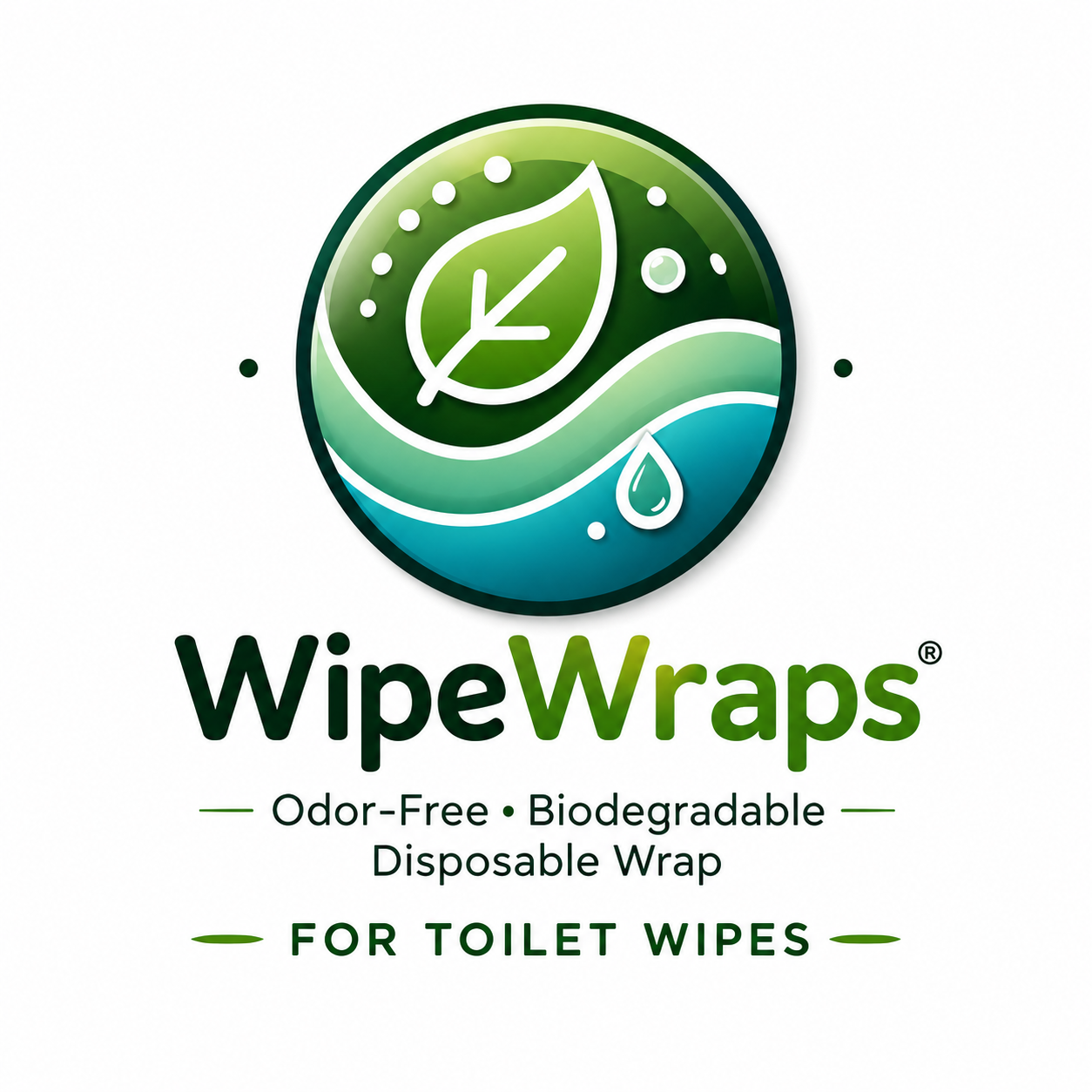 WipeWraps — Odor-Free Biodegradable Disposable Wrap for Toilet Wipes